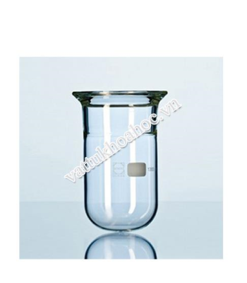 Bình phản ứng gờ bằng có rãnh thân trụ DURAN