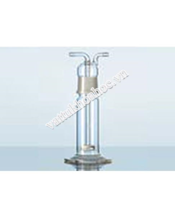 Bình sục khí cổ mài không có đĩa lọc DURAN