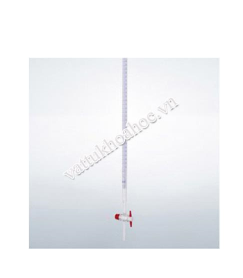 Burette thẳng, khóa PTFE đầu mài, loại AS DURAN