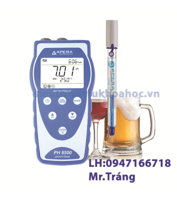 Máy đo pH cầm tay PH8500-BR dùng trong pha chế đồ uống ( bia,rượu , nước trái cây,... )