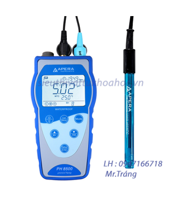 Máy đo pH/độ dẫn/mV/nhiệt độ cầm tay APERA (lưu trữ và truy xuất dữ liệu theo GLP)