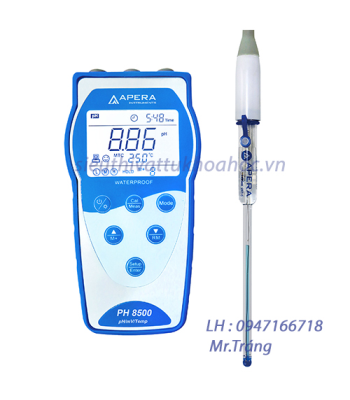 Máy đo pH/mV/nhiệt độ cầm tay APERA ( Đo lượng mẫu nhỏ/ đo trong ống nghiệm ) -Có lưu dữ liệu