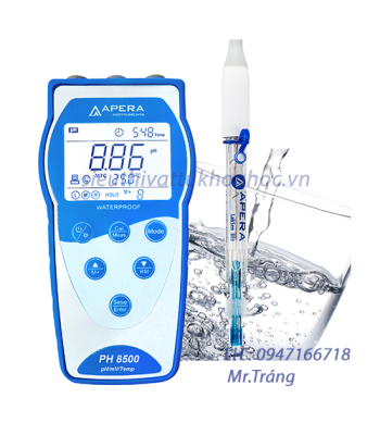 Máy đo pH/mV/nhiệt độ cầm tay APERA ( Dùng đo nước sạch, dung dich ion thấp ) - Có lưu dữ liệu