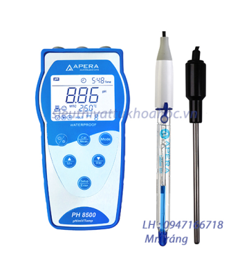 Máy đo pH/mV/nhiệt độ cầm tay APERA ( Dùng trong dung dịch axit mạnh hoặc HF ) - Có lưu dữ liệu
