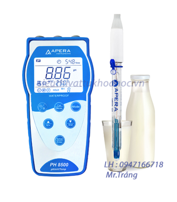 Máy đo pH/mV/nhiệt độ cầm tay APERA( Dùng trong sữa/ thực phẩm lỏng ) - Có lưu dữ liệu