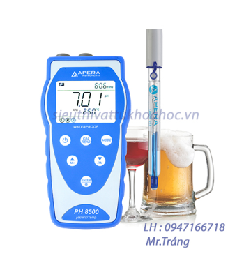 Máy đo pH/mV/nhiệt độ cầm tay APERA trong đồ uống (lưu trữ và truy xuất dữ liệu theo GLP)