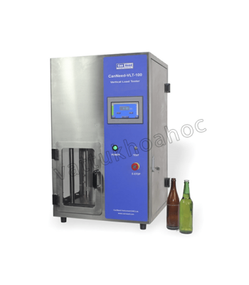 Máy kiểm tra chịu tải dọc cho chai thủy tinh CanNeed VLT-100 (Vertical Load Strength)