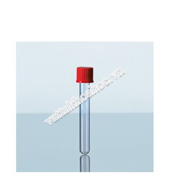 Ống nghiệm nắp vặn nhựa PBT đỏ DURAN