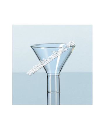 Phễu bột thủy tinh, cuống ngắn, rộng DURAN