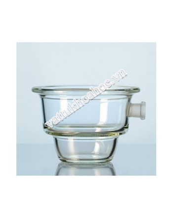 Thân bình hút ẩm có van dưới loại NOVUS, gờ bằng DURAN